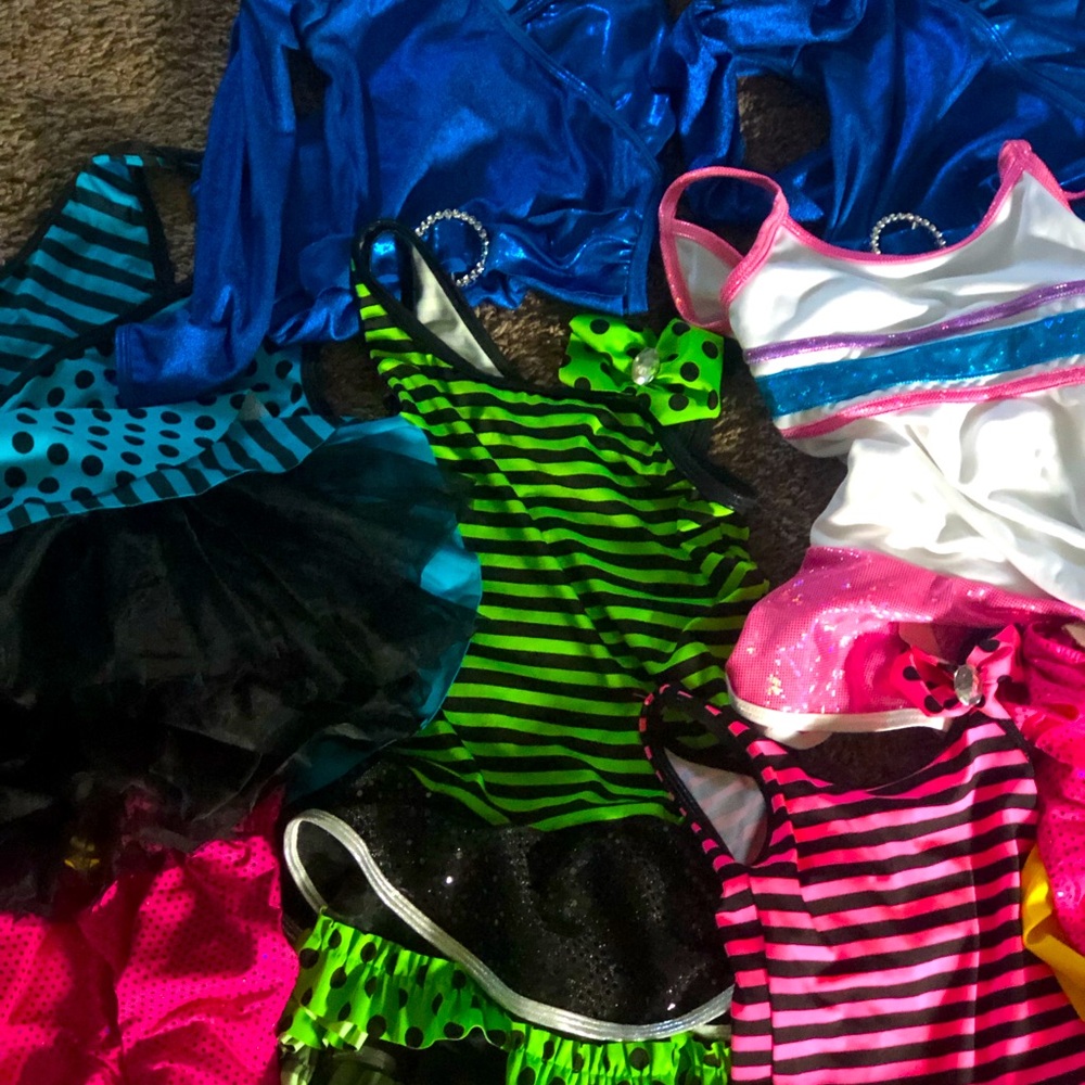Curtain Call Boutique Lot of l girls dance costumes play dress up  all worn once